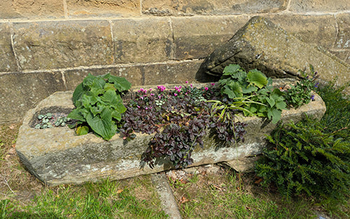 The sarcpophagus, outside All Saints' Church.