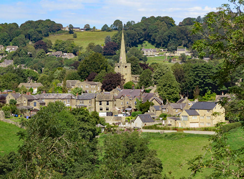 A view of Ashover from the south