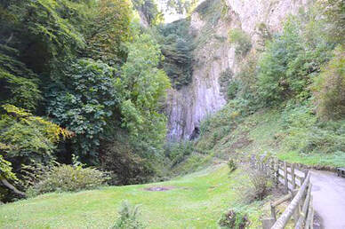 Entrance to Peak Cavern or the Devil's Arse, Castleton