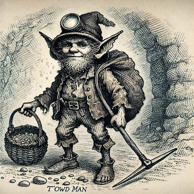 A goblin-like lead miner
