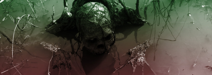 Jenny Greenteeth, a cadaverous water spirit