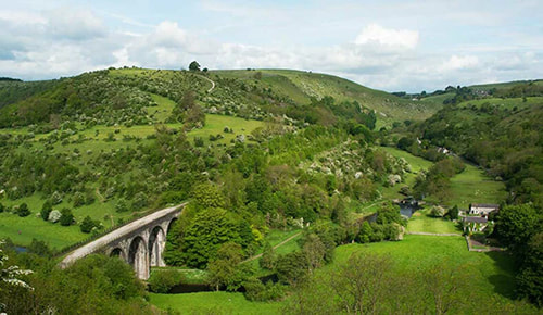 Monsal Head, viaduct and Monsal Dale